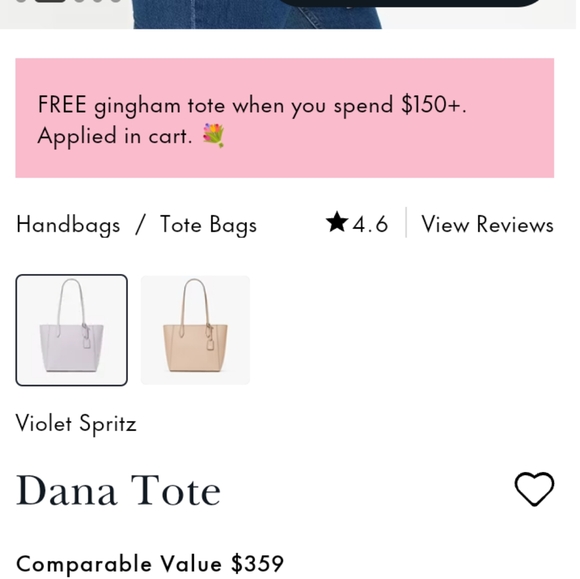 Kate Spade Dana Tote NWT CRISTMAS PRESENTS 🎁 - Picture 5 of 6